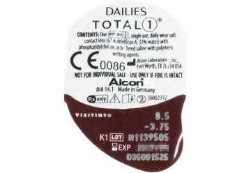 Dailies Total 1 (90 lentes de contacto) (BLISTER)
