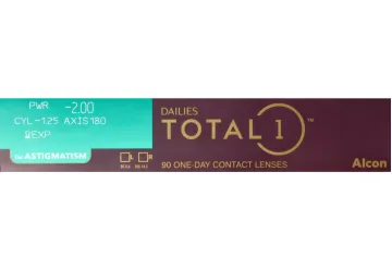 Dailies Total 1 for Astigmatism (90 lentes de contacto) (INFO)