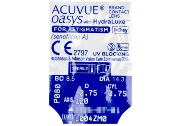 Acuvue Oasys 1 Day for Astigmatism (90 lentes de contacto) (BLISTER)
